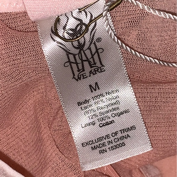 NWT Free People x We Are HAH“ Key To Your Heart” Mesh Teddy Bodysuit - Picture 15 of 15